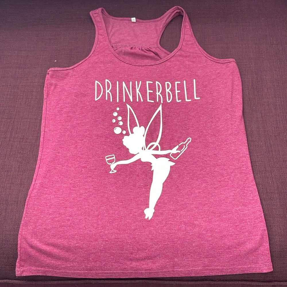Drinkerbell Tinkerbell racer back tank top